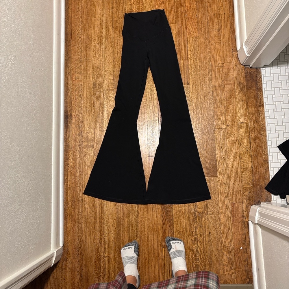 Aerie Black Flared Leggings